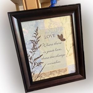 Framed Love Quote